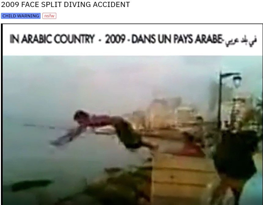 Split Face Diving Tragedy Shocks the Internet! “Unbelievable Twist”