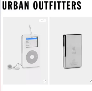 Urban Outfitters is calling their old MP3 players “vintage.”