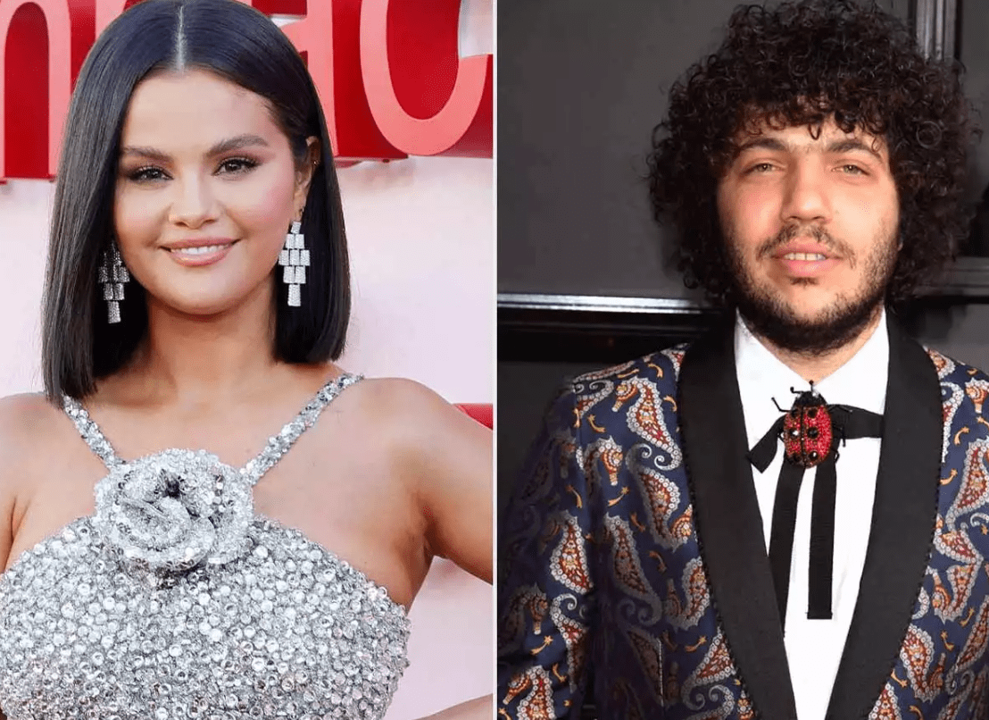 Selena Gomez says that she is dating producer Benny Blanco and uses a diamond ring as a hint that they may be engaged