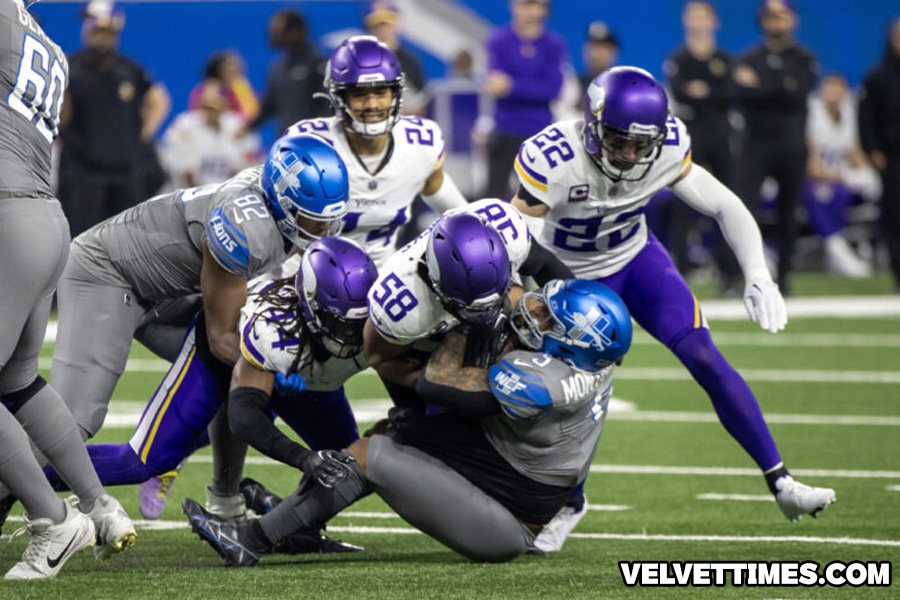 minnesota vikings vs detroit lions match player stats