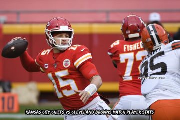 Kansas City Chiefs vs Cleveland Browns Match Player Stats